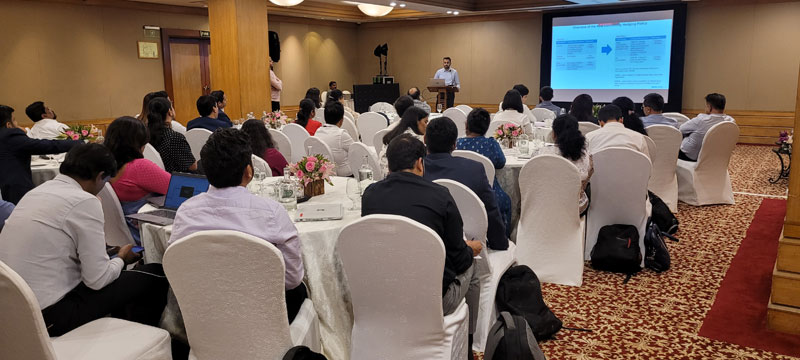 Participants at the seventh treasury forum meet in Mumbai