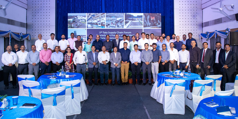 Participants at the Tata Supply Chain Forum hosted by Tata Motors on July 4, 2024