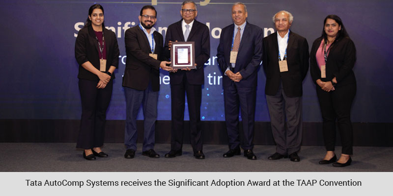  Tata AutoComp Systems receives the Significant Adoption Award at the TAAP Convention 