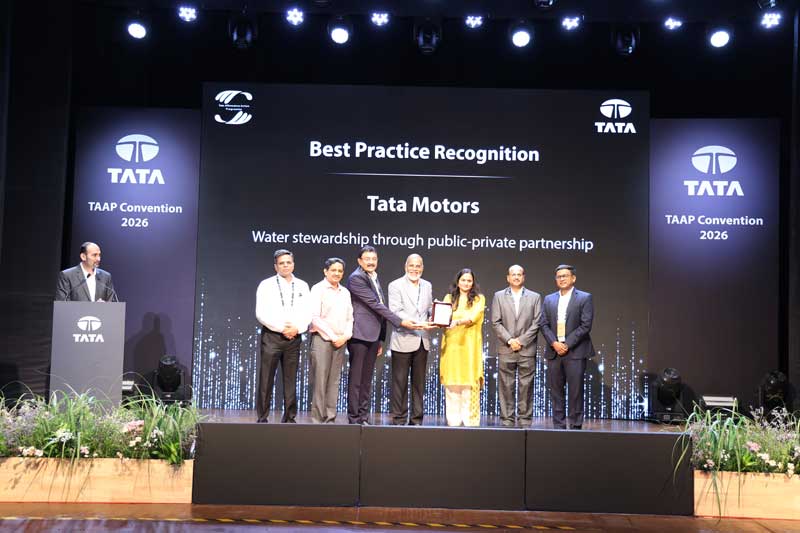Tata Motors receives the Best Practices Award for Water Stewardship Through Public&ndash;Private Partnership at the TAAP Convention 2026