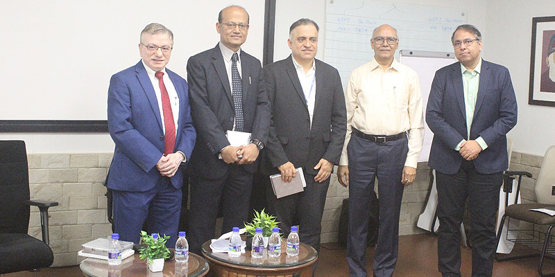 From L-R: Robin Banerjee, Chairman, Nucleon Research; Satyajit Ghoshal, Chief Audit Executive, Tata Chemicals; Shashank Karnad, Partner, Mahajan & Aibara; S Padmanabhan, Director and Audit Committee Member, Tata Chemicals; and Sanjeev Singh, Vice President & Head, TBExG