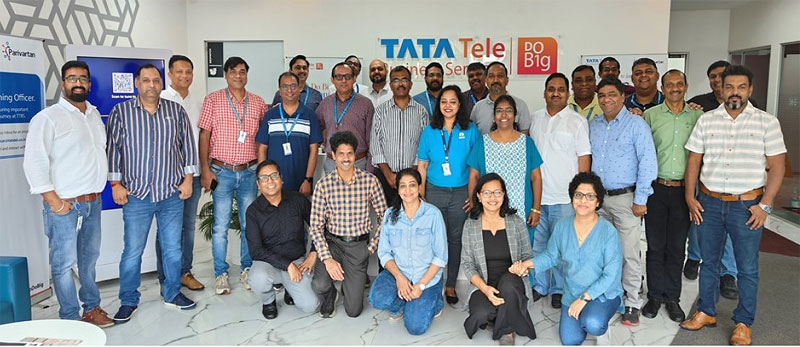 Participants with facilitators at Tata Teleservices, Navi Mumbai. Participants with facilitators at Tata Teleservices, Navi Mumbai.