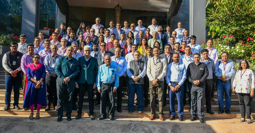 Participants attending the learning mission at ISRO on Day 0